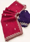Bt 1267 Chiffon Embroidered Festive Wear Saree Wholesale Clothing Wholesale Shop In Surat